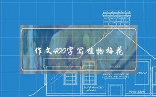 作文400字写植物梅花,写一植物作文400个字