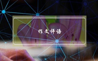 作文评语,作文评语简短老师评语